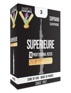 10 REEDS MARCA SUPERIEURE SOPRANO SAXOPHONE 3