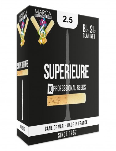 10 ANCHES MARCA SUPERIEURE CLARINETTE ALLEMANDE 2.5