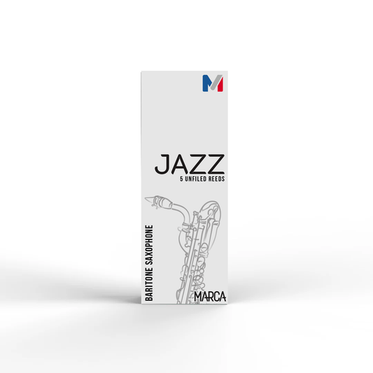 5 MARCA JAZZ UNFILED BARITONE SAXOPHONE REEDS