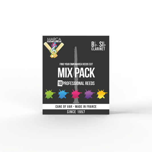 10 MARCA MIX PACK Bb CLARINET REEDS