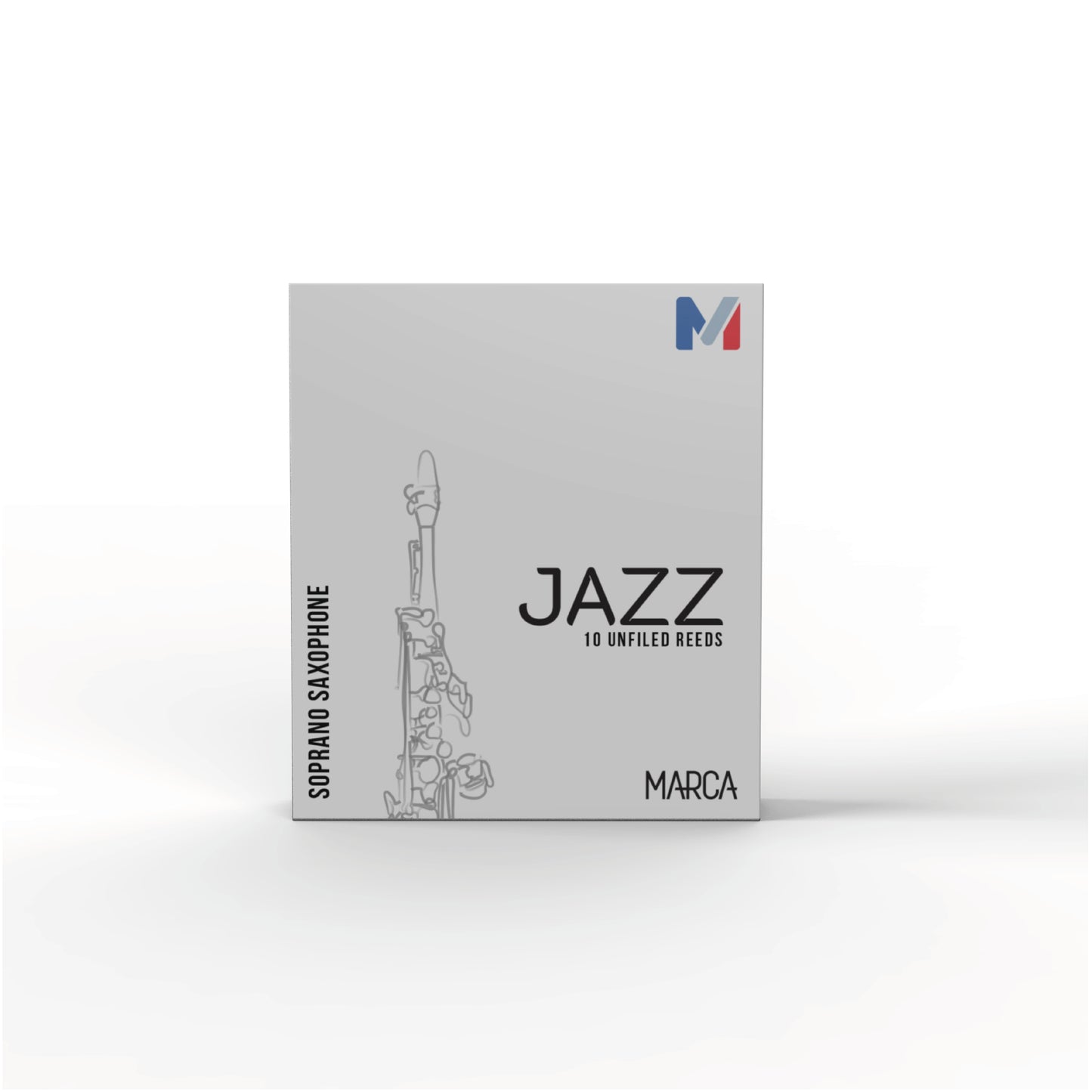 10 ANCHES MARCA JAZZ UNFILED SAXOPHONE SOPRANO